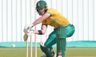 Matthew Breetzke of South Africa during the Cricket South Africa Friendly match between Proteas and Emerging lX at Centre of Excellence in Pretoria on 15 May 2024
