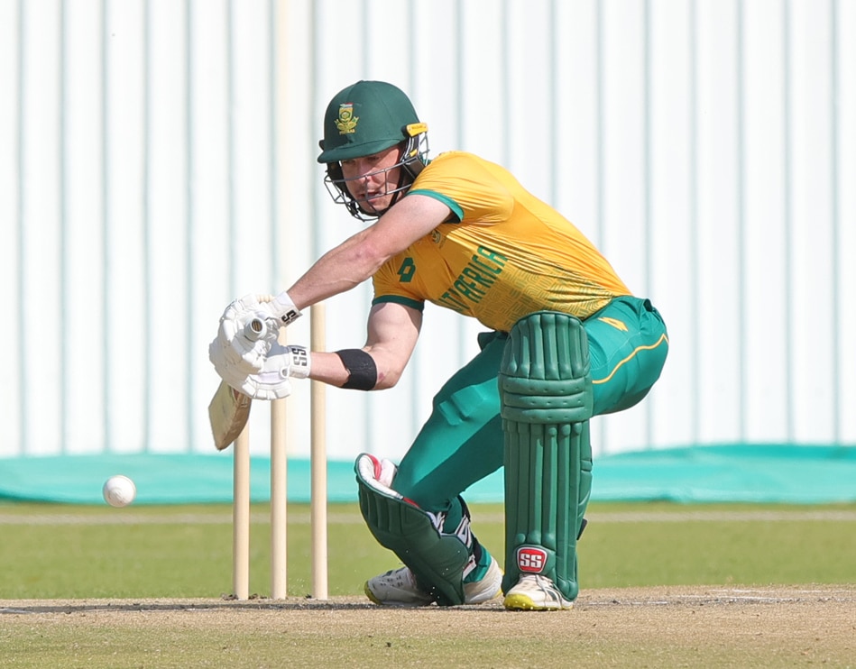 Matthew Breetzke of South Africa during the Cricket South Africa Friendly match between Proteas and Emerging lX at Centre of Excellence in Pretoria on 15 May 2024