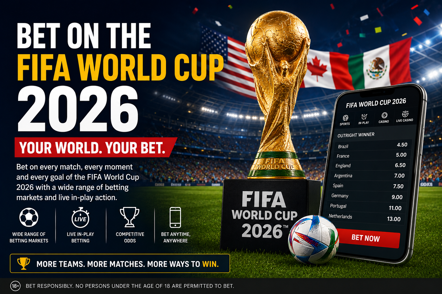 Bet on the world cup