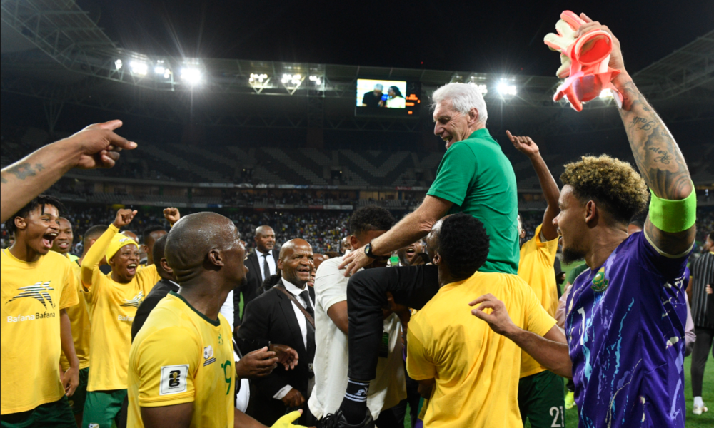 Bafana Bafana when they qualified for the FIFA World Cup 2026