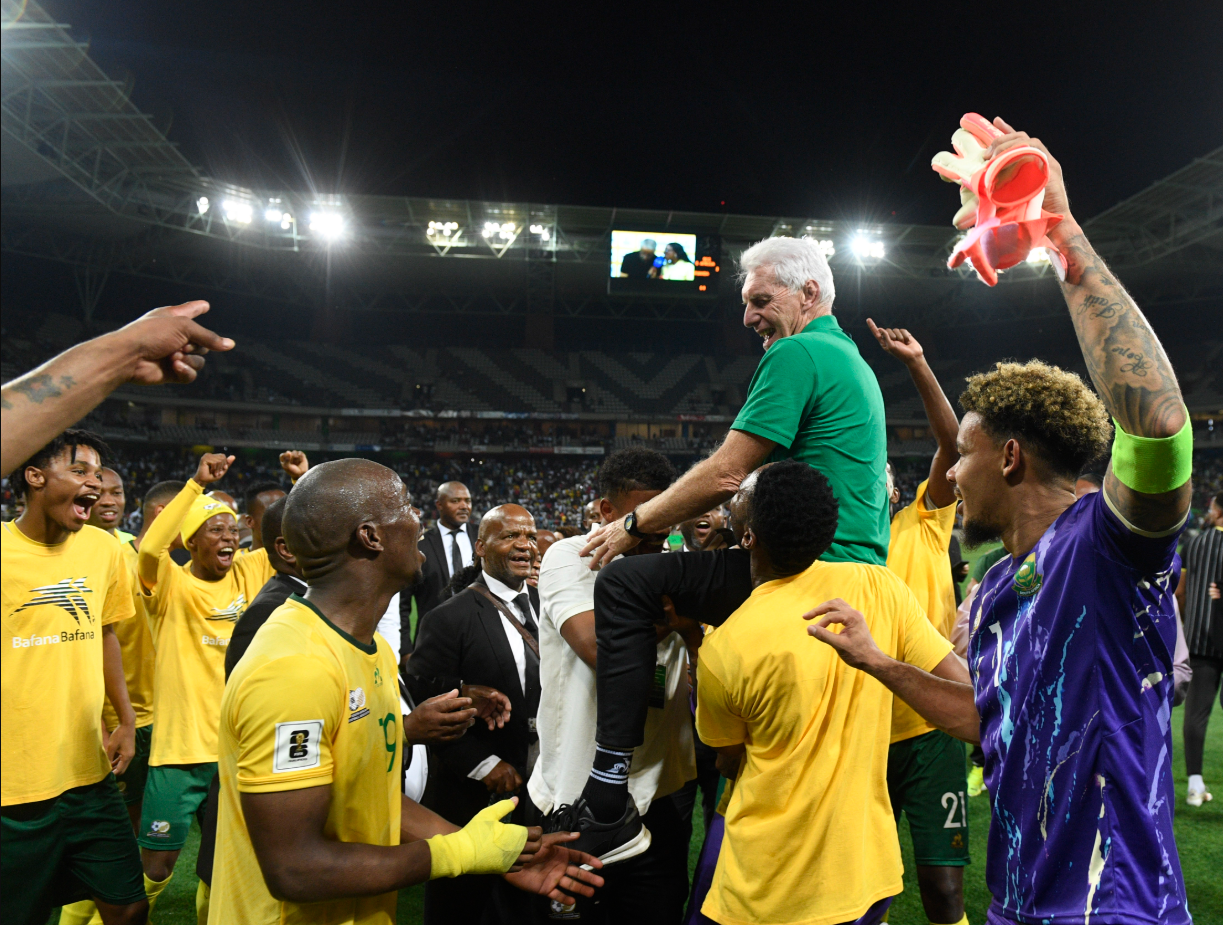 Bafana Bafana when they qualified for the FIFA World Cup 2026