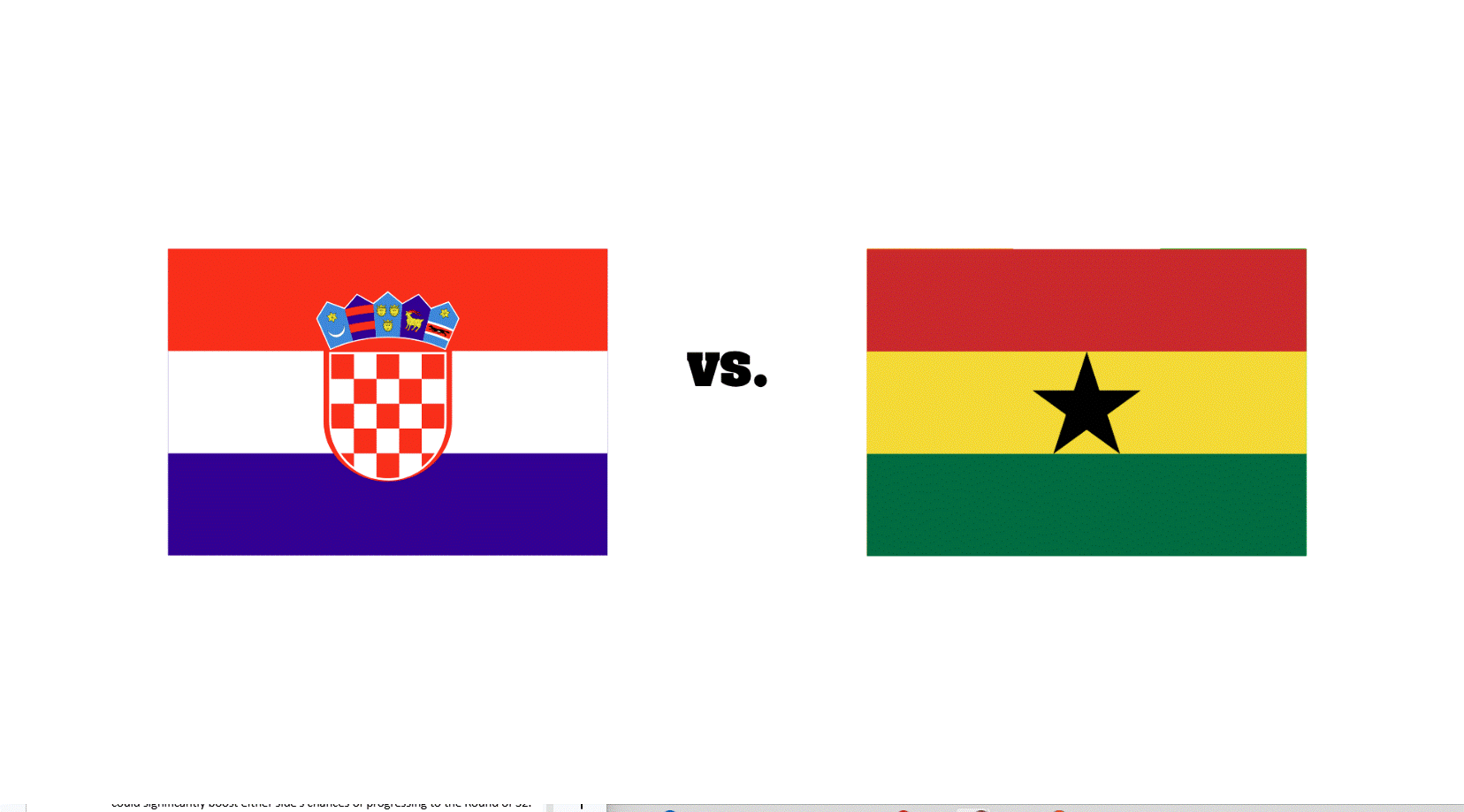 Ghana vs Croatia