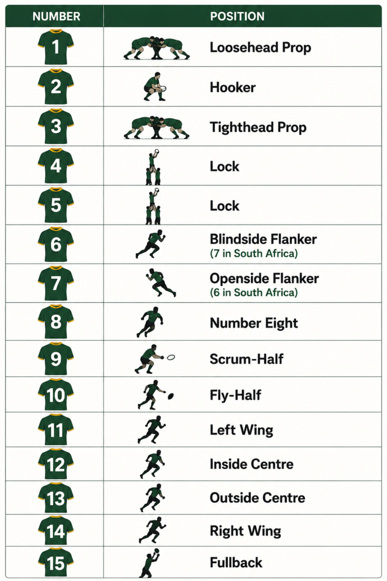 Rugby Positions Explained: Numbers, Roles, and Responsibilities - Bet ...