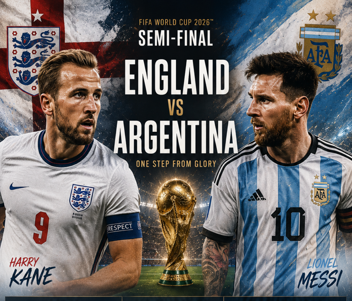 Harry Kane and Loenel Messi