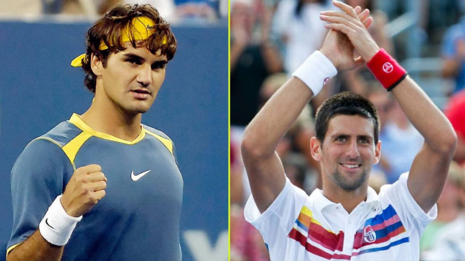 Roger Federer &vNovak Djokovic